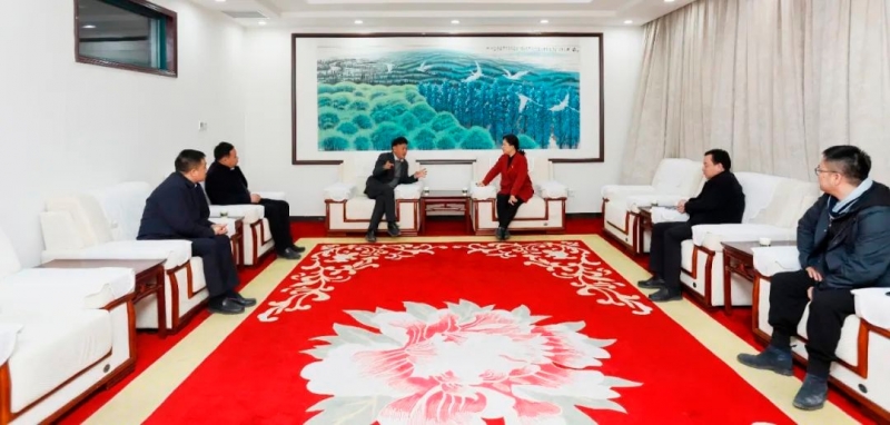 發(fā)揮產(chǎn)業(yè)優(yōu)勢(shì) 助力鄉(xiāng)村振興 | 民權(quán)縣委副書(shū)記、縣長(zhǎng)王靜嫻會(huì)見(jiàn)關(guān)曉彥董事長(zhǎng)一行